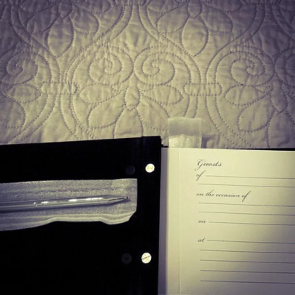 Lenox True Love Silverplated Guestbook with Pen